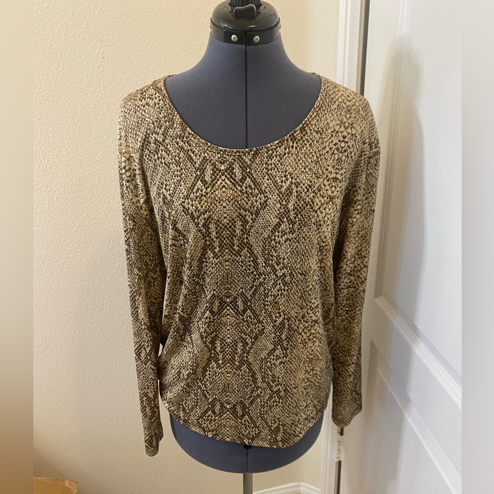 Snakeskin Blouse